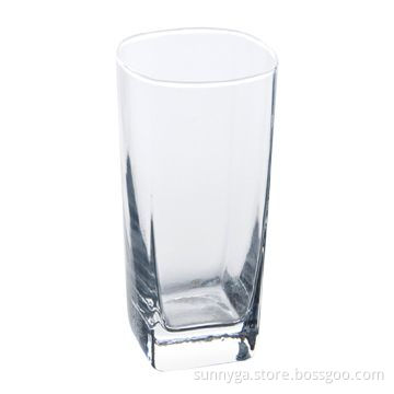Glass tumbler, for drinkings, 11oz square with 320mL Capacity